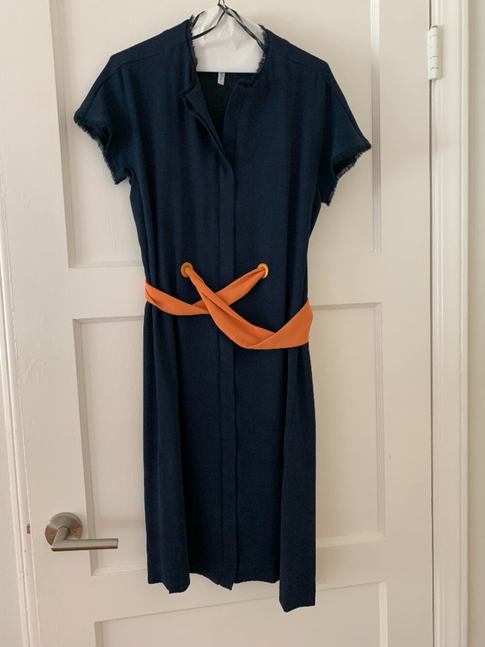 Mango Navy Dress